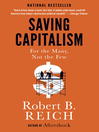 Cover image for Saving Capitalism